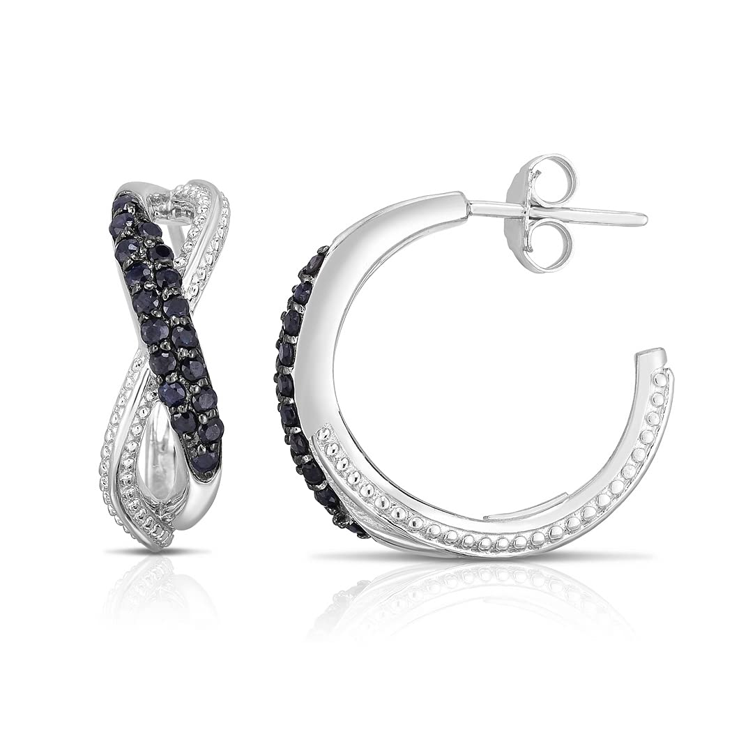 925 Sterling Silver & 18K Gold Two-Tone Polished Earrings with Push Back Clasp - Elegant Jewelry Gift for Women | Perfect for Parties, Weddings & Everyday Wear