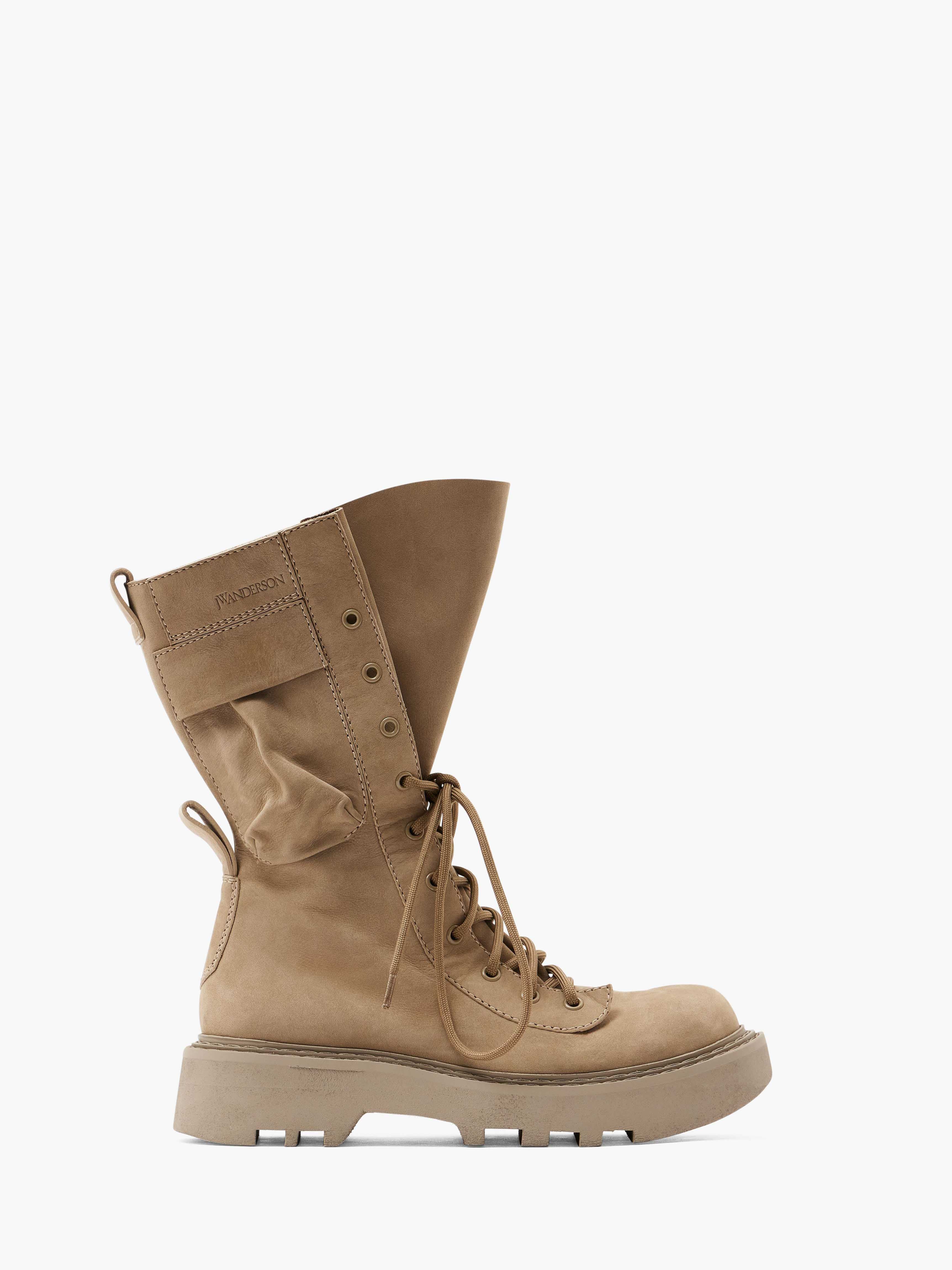 Combat Leather Boots - Durable Military Style Boots for Men & Women - Perfect for Hiking, Work & Outdoor Adventures