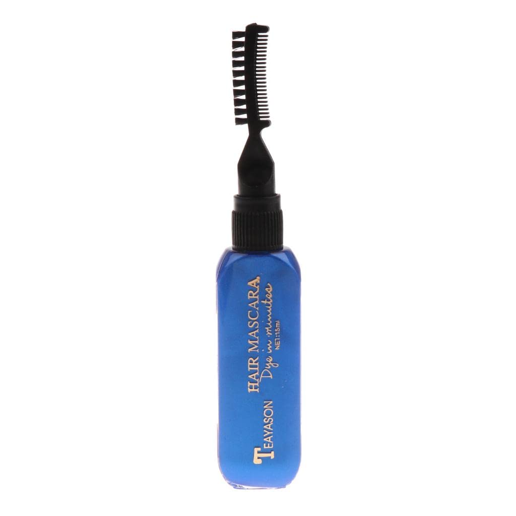 VMS INDIA Disposable Hair Color Chalk - Temporary Hair Dye & Tint for Highlights & Streaks - Dark Blue Mascara Style - Perfect for Parties, Halloween & Cosplay