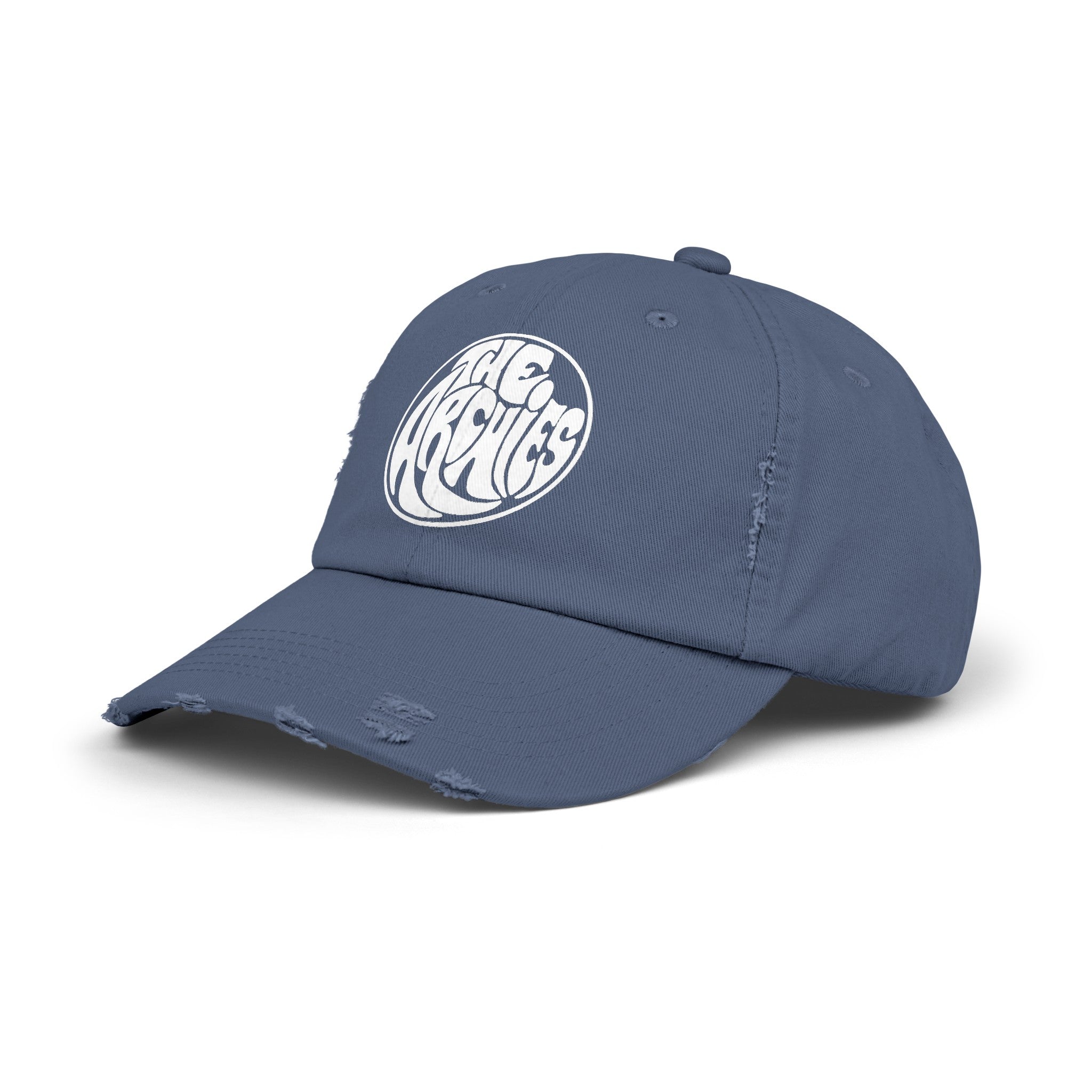 The Archies Band Circle Logo Distressed Baseball Cap - Unisex Vintage Style Hat for Music Fans & Outdoor Activities