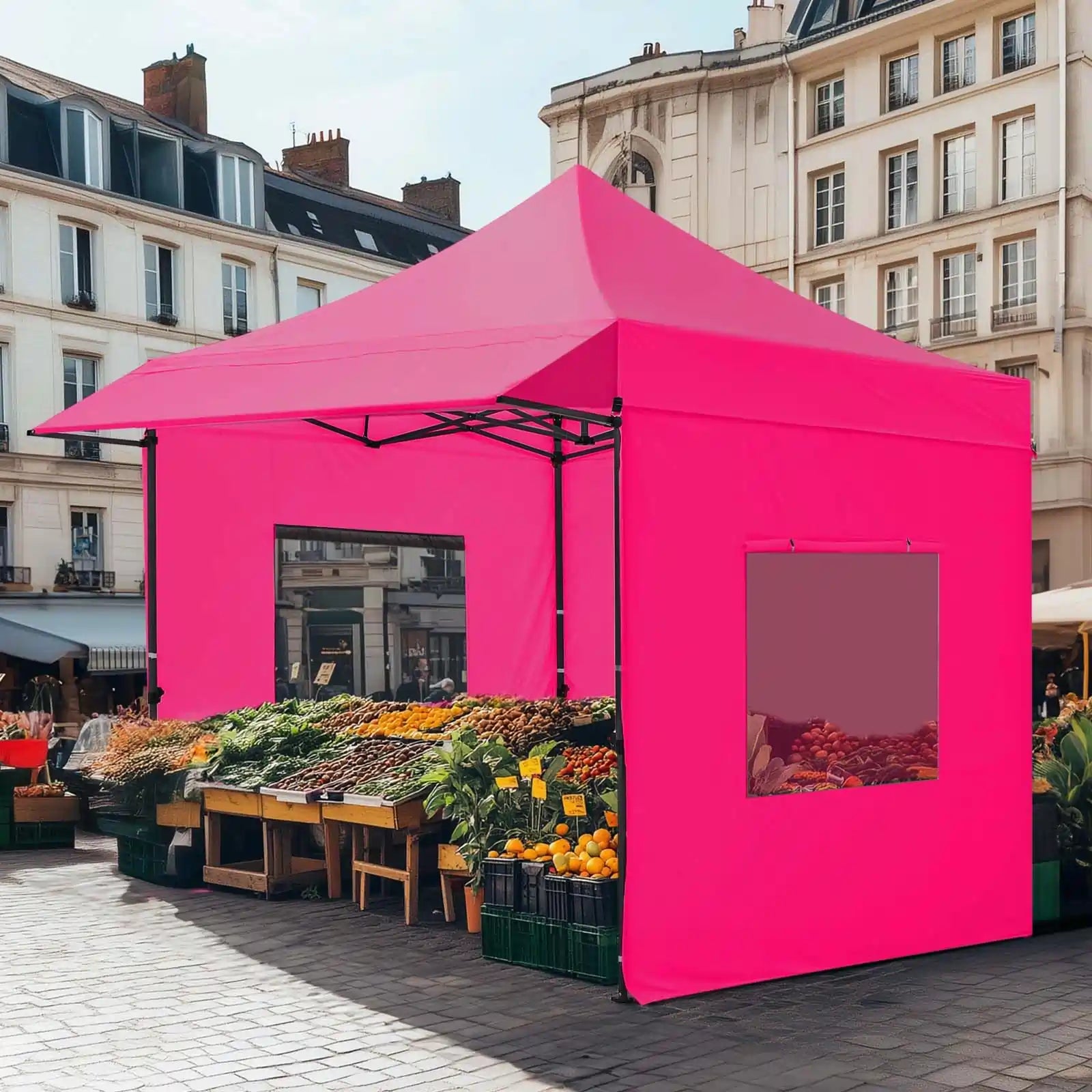 Heavy Duty Commercial Pop Up Canopy Tent - Waterproof Instant Shelter for Outdoor Events, Parties, Markets & Camping