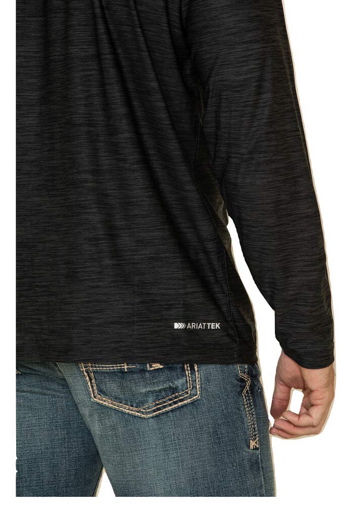 ARIAT Men's Charger Logo Cotton T-Shirt - Comfortable Casual Tee for Work, Outdoor & Everyday Wear