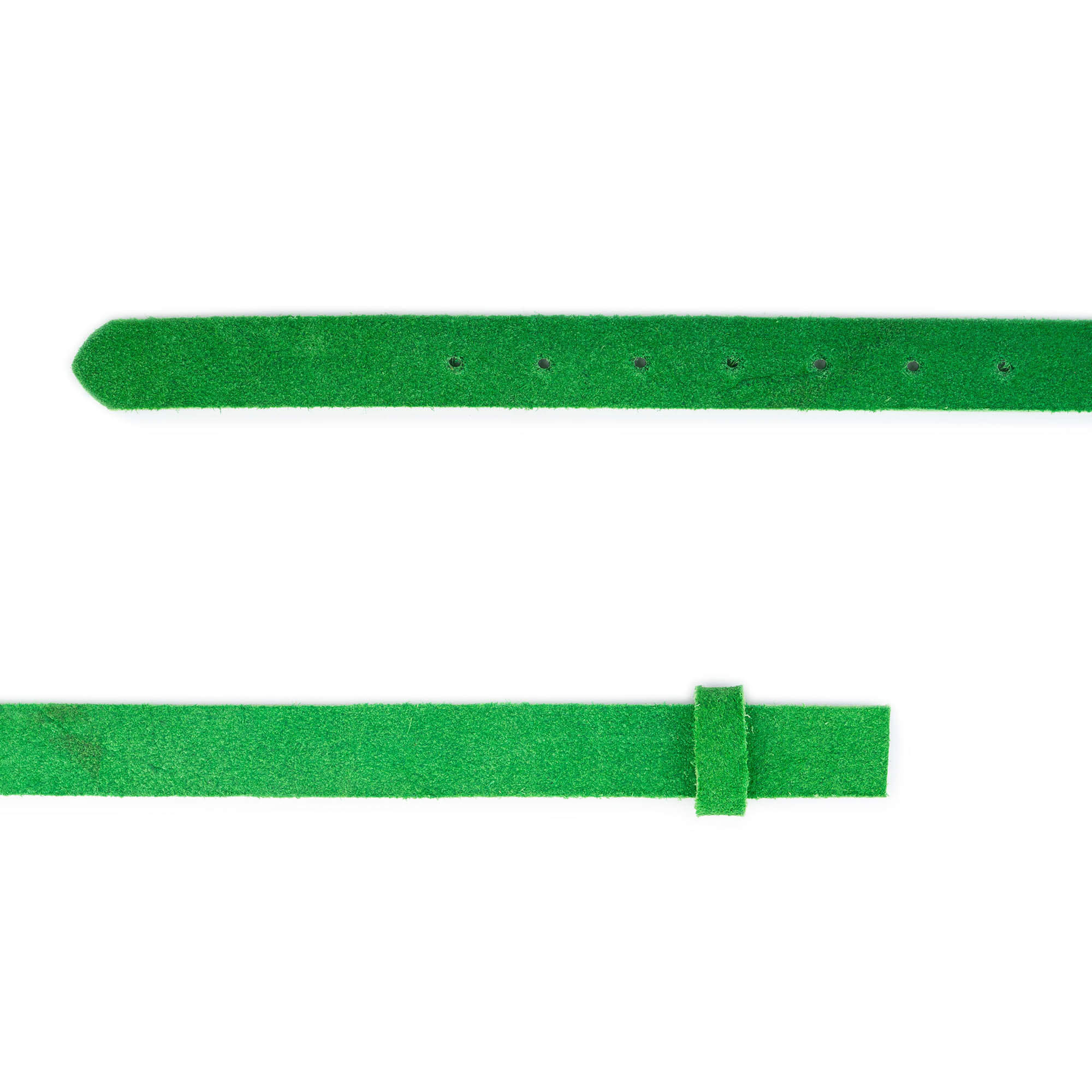 Bright Green Suede Leather Belt Strap - Dunhill Women's Buckle Replacement Accessory | Perfect for Casual Outfits, Office Wear & Fashion Statements