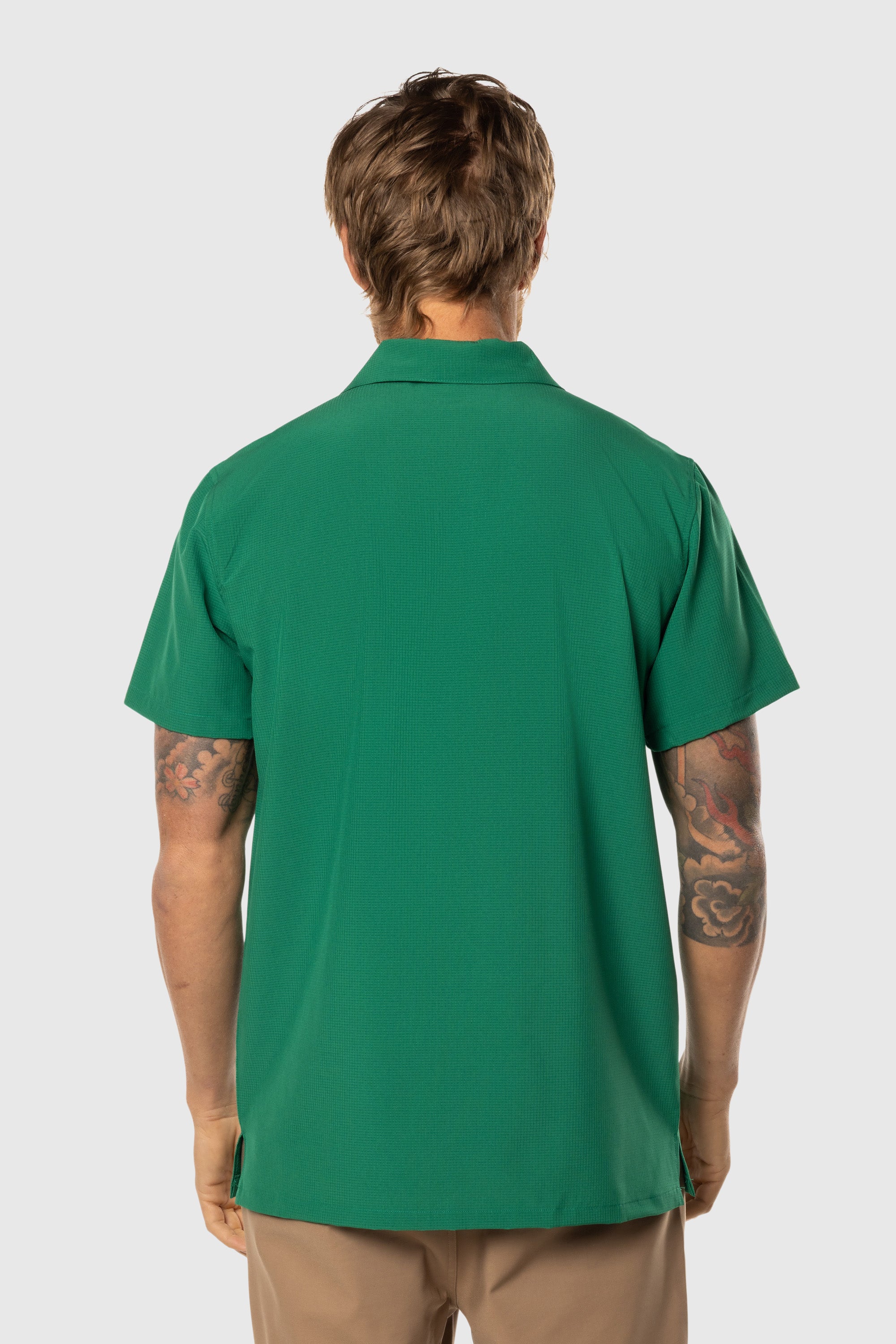 Real Floral Print Polo Shirt for Men - Stylish Casual Wear for Golf, Parties & Outdoor Events