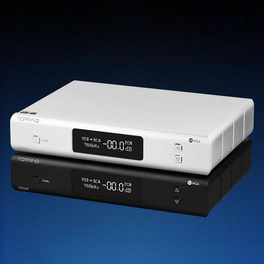 TOPPING D90SE MQA Bluetooth Full Balanced DAC - High-Resolution Audio Decoder for Home Theater & Studio Use