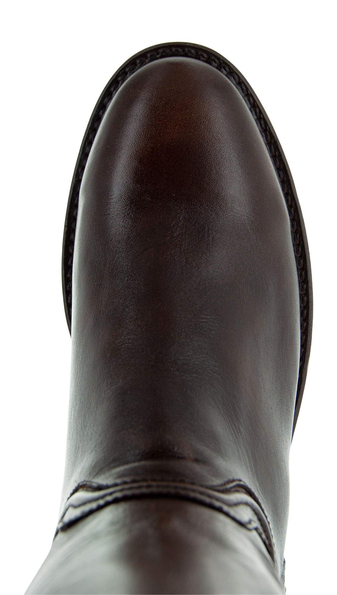 **Soto Boots Men's Roper Cowboy Boots - Genuine Leather Western Boots for Men (H4003) - Comfortable & Durable for Riding, Work & Casual Wear**