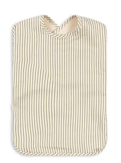 KONGES SLOJD COMEA Big Bib for Babies - Organic Cotton Adjustable Drool Bibs for Toddlers - Perfect for Feeding, Teething, and Everyday Use