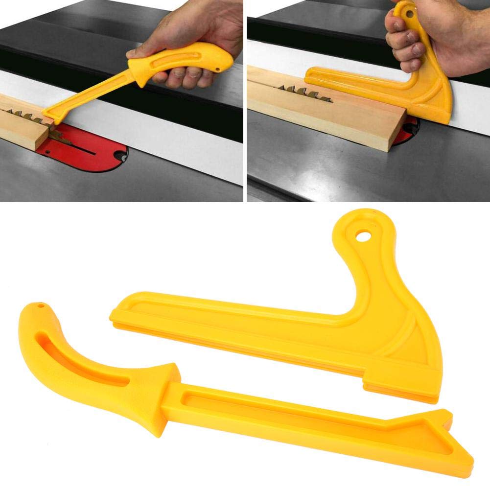 Safety Push Block - Durable Plastic Steady Grip Woodworking Push Stick for Band Saw, Shaper, Router & Table Saw | Perfect for Woodworking Safety & Precision Cutting