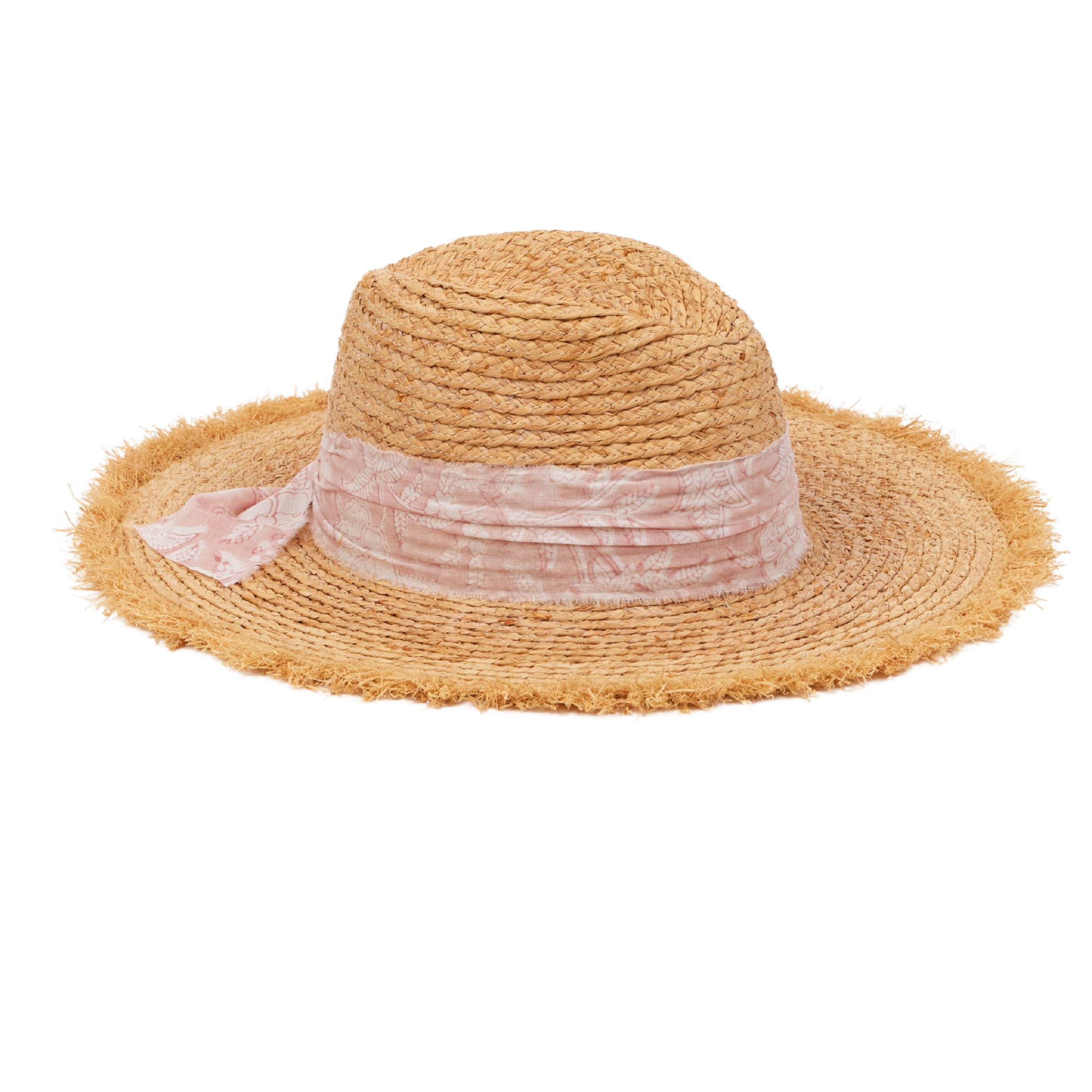 Stylish Breezy Continental Raffia Hat for Women - Summer Beach Sun Hat with Wide Brim - Perfect for Vacations, Pool Parties & Outdoor Adventures