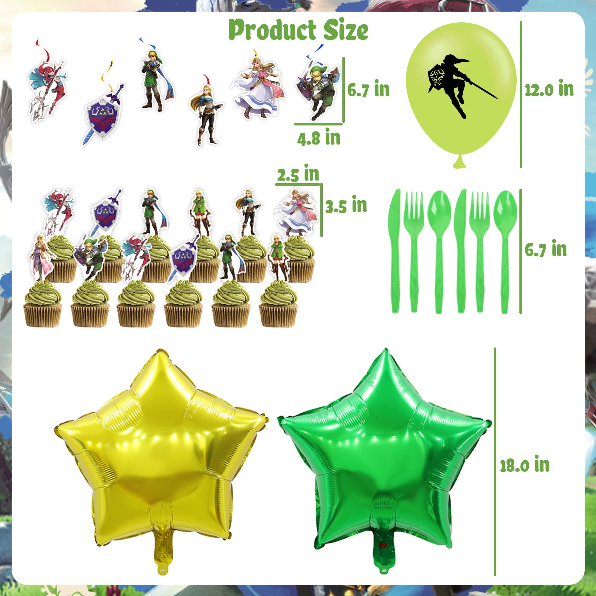 Legend Birthday Party Decorations Kit - Complete Party Supplies Set with Banner, Hanging Swirls, Tablecloth, Tableware, Balloons & Cake Toppers - Perfect for Legend Themed Birthday Celebrations, Baby Showers & Special Events