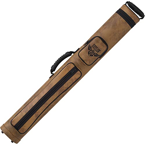 OUTLAW OLH11 1x1 Hard Pool Cue Case - Durable Billiard Cue Stick Holder for Professional & Home Use - Perfect for Pool Halls, Bars, and Game Rooms