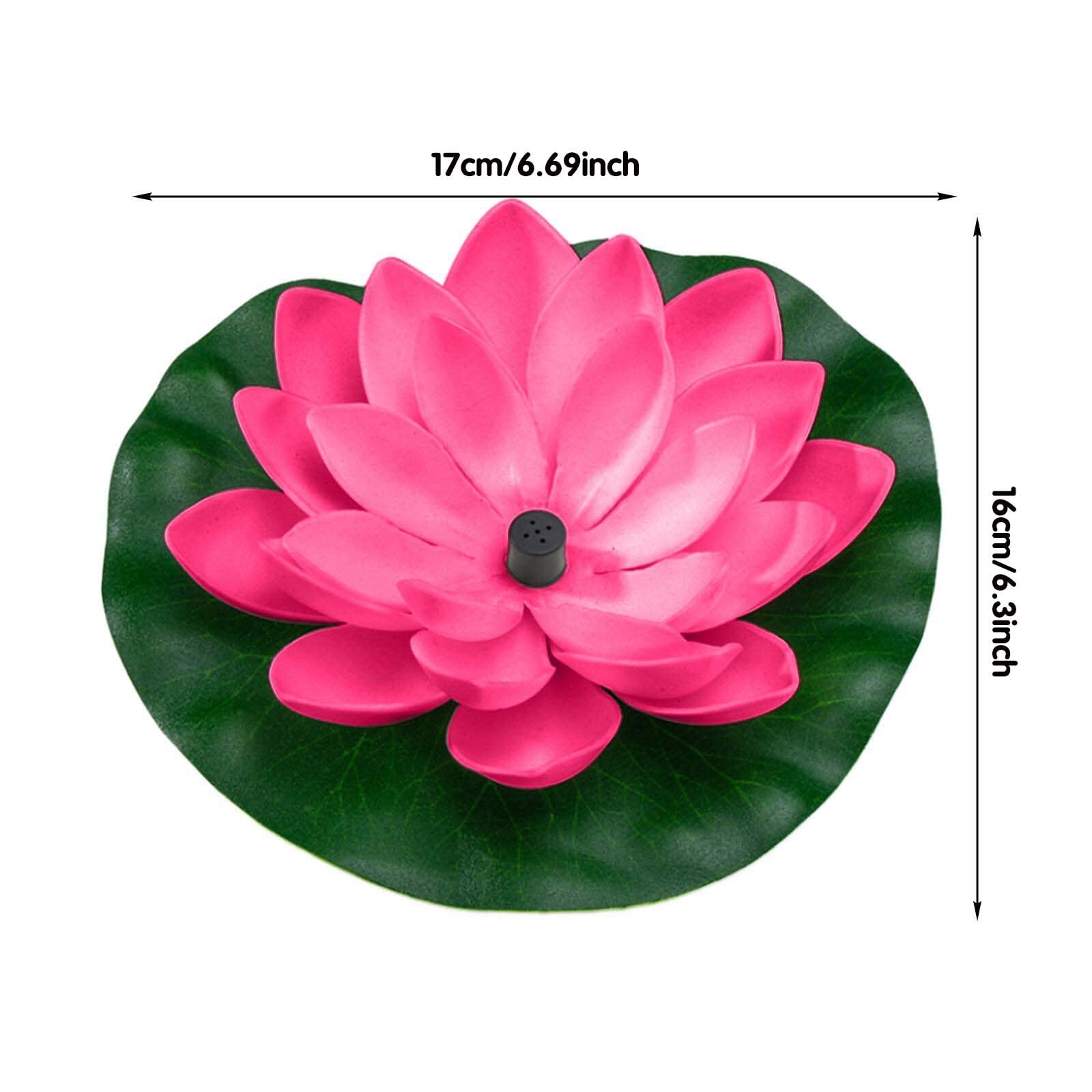 Solar Powered Fountain Bird Bath with 6 Nozzles - Free Standing Floating Lotus Outdoor Water Feature for Garden, Pond, Patio & Pool Decor | Solar Water Pump for Bird Watching & Relaxing Outdoor Spaces