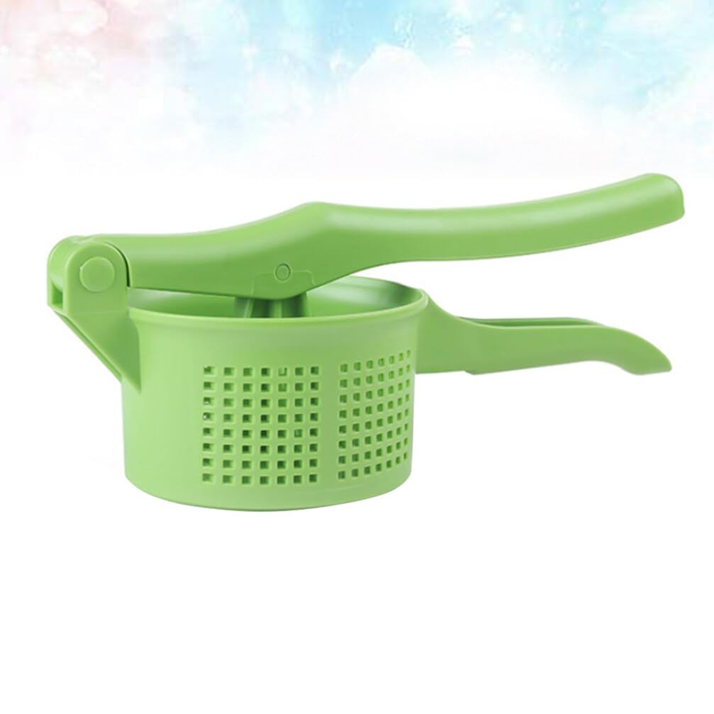 Operitacx Manual Potato Ricer Masher - Heavy Duty Stainless Steel Vegetable & Fruit Press for Perfect Mashed Potatoes, Purees, Baby Food - Ideal for Kitchens, Restaurants, and Home Cooking