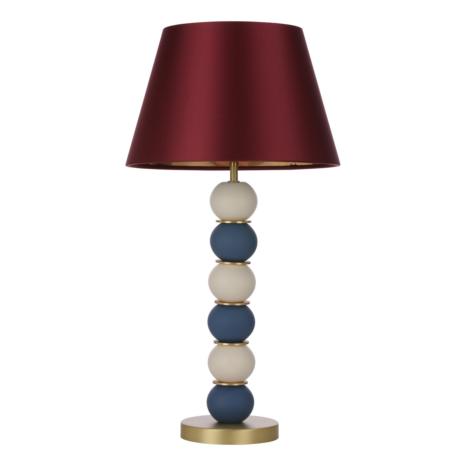 Bobble Table Lamp - Modern E27 Base Desk Light in Multiple Finishes - Perfect for Bedroom, Living Room & Office Decor