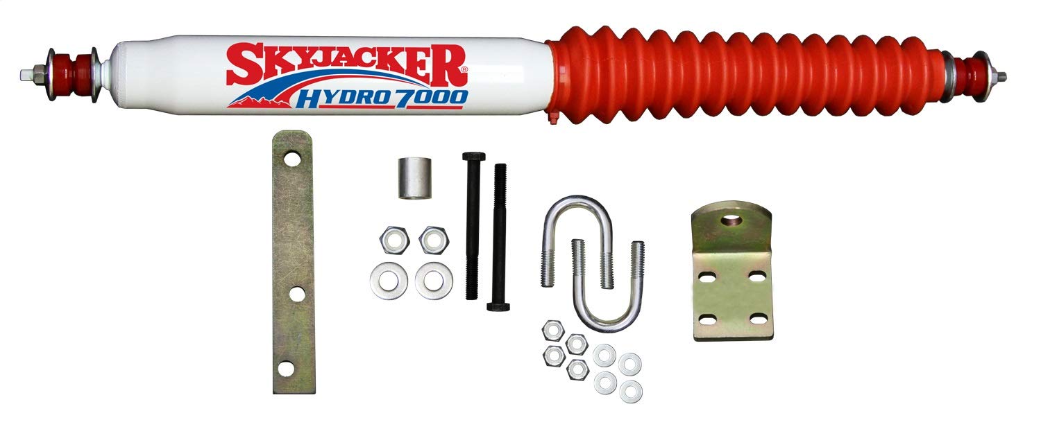 Skyjacker 7186 Heavy-Duty Steering Stabilizer Kit for Trucks & SUVs – Improves Handling & Reduces Vibration – Perfect for Off-Roading & Towing
