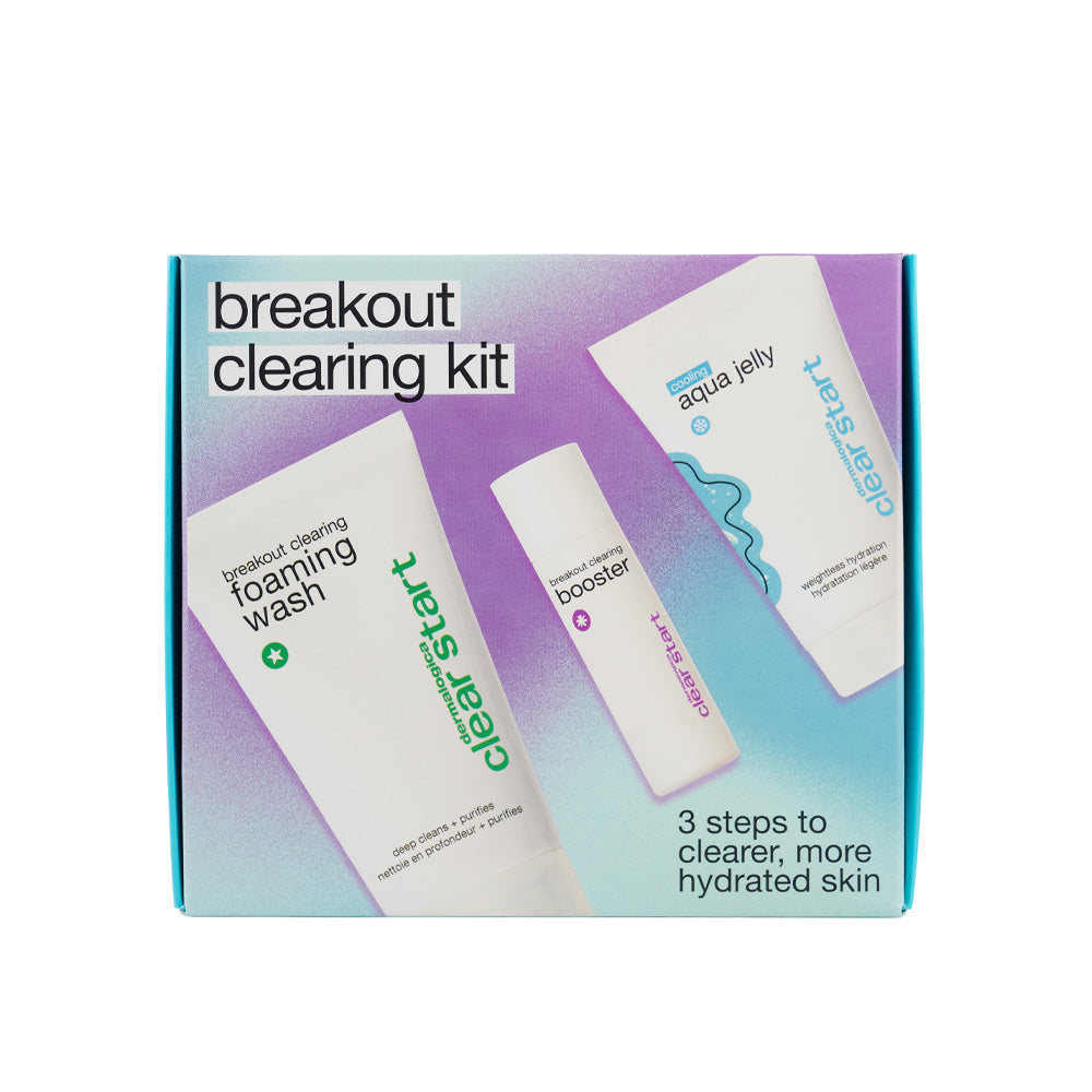Professional Breakout Clearing Kit for Acne Treatment - Best for Oily & Sensitive Skin | Daily Skincare Routine & Emergency Blemish Care