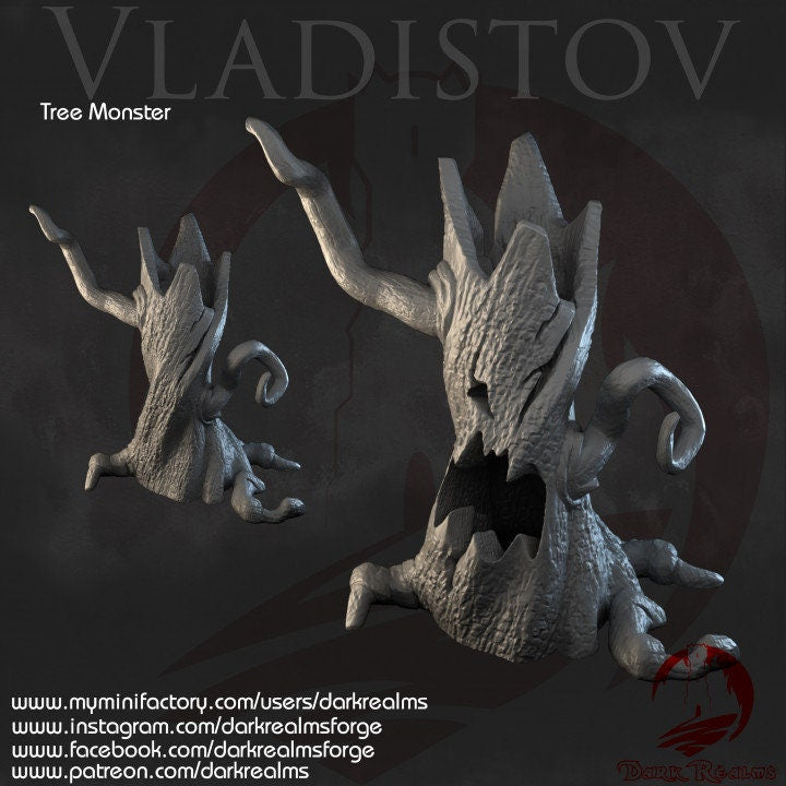 Vladistov Forest Vampire Haunted Cursed Terrain - D&D Dungeons & Dragons RPG Game Scenery for Tabletop Adventure Campaigns