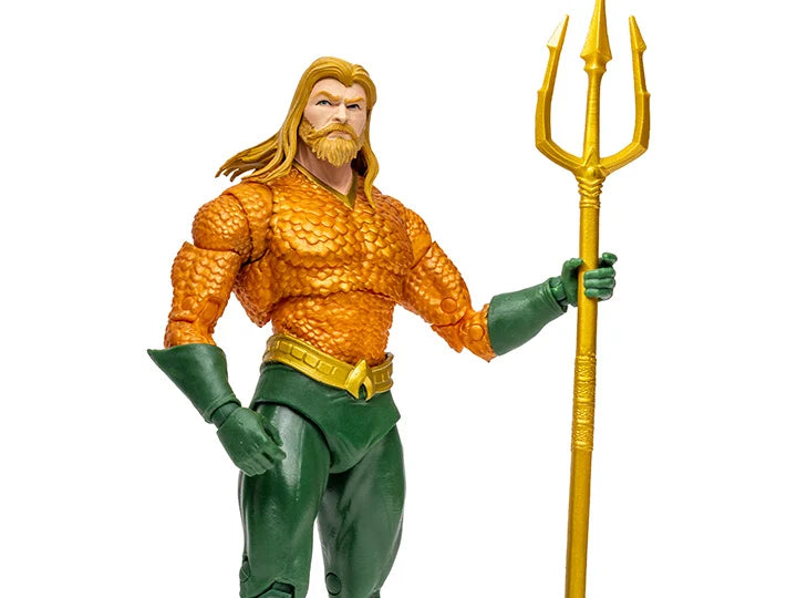 DC Multiverse Aquaman Action Figure - 7-Inch Collectible with Accessories - Perfect for Display, Gifts, and Comic Book Fans