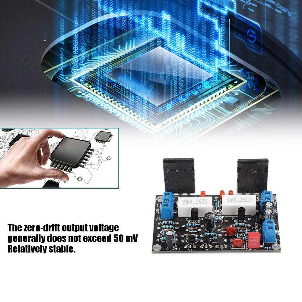 2SC5200+2SA1943 100W Power Amplifier Board - High-Quality Amp Speaker Circuit Board with Easy Installation & Bluetooth Connectivity for Home Audio, DIY Projects, and Professional Sound Systems