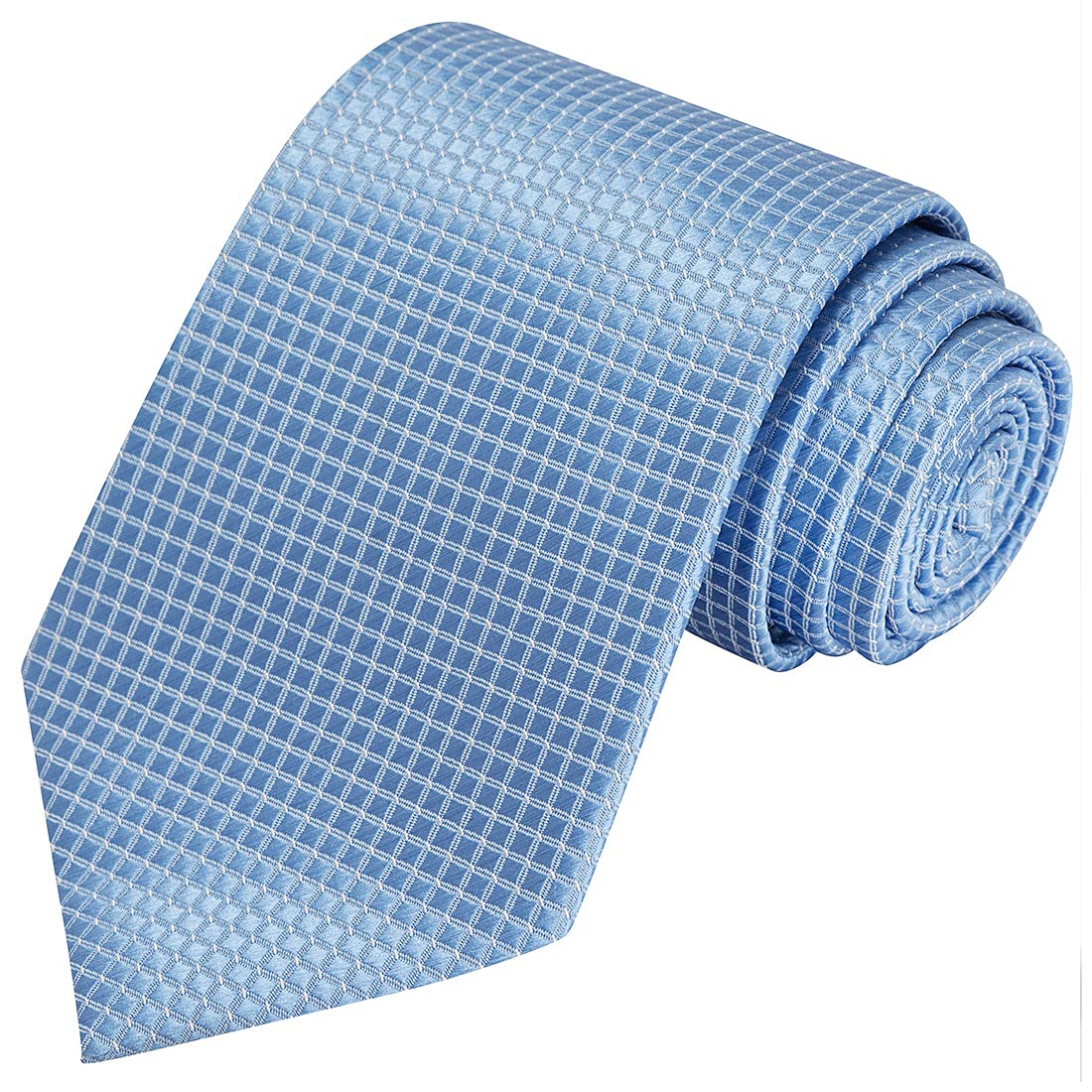KissTies Solid Color Silk Neckties for Men - Premium Business Formal Ties for Office, Weddings & Special Occasions