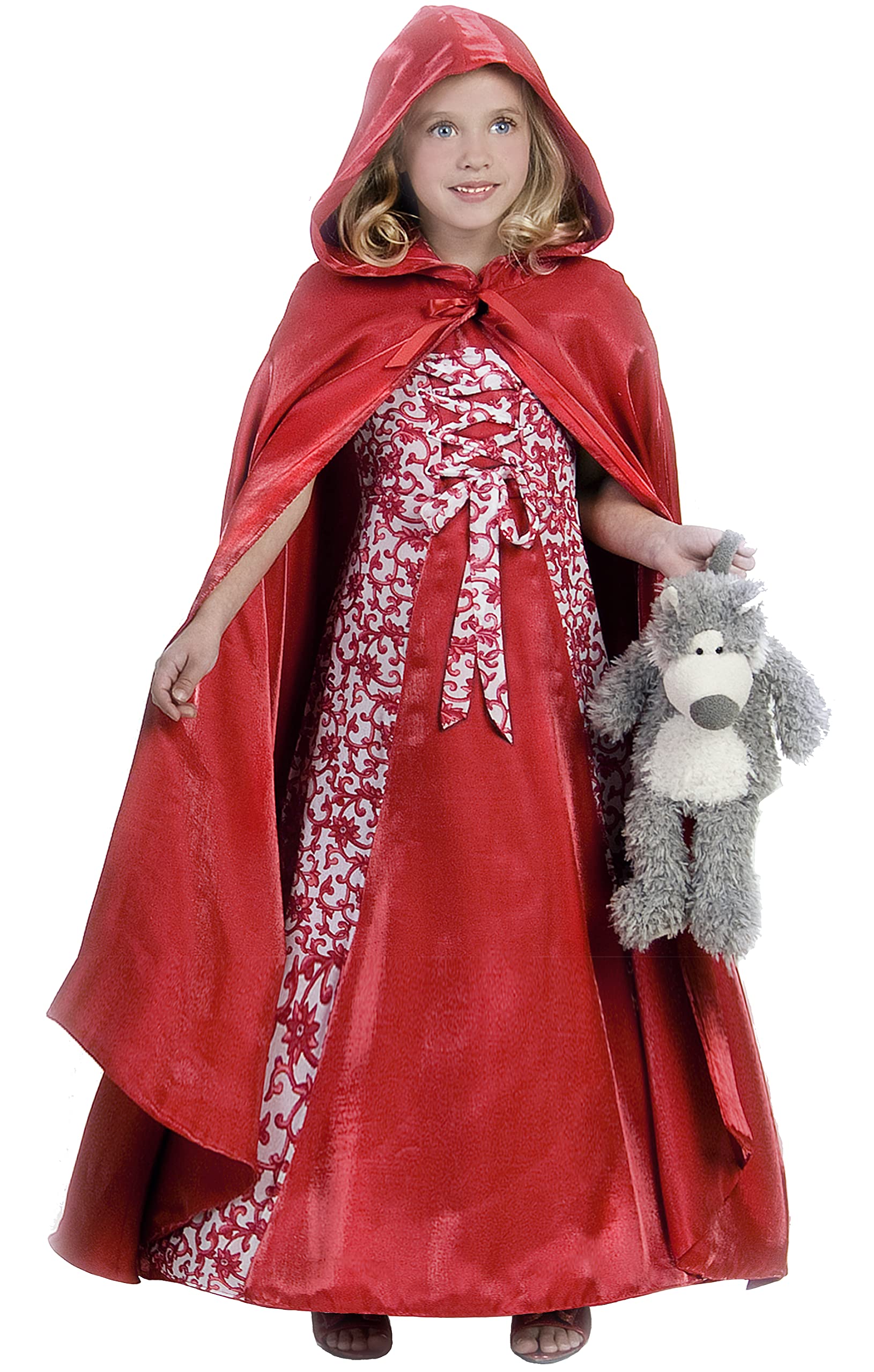 Little Red Riding Hood Costume for Kids - Classic Fairytale Dress for Halloween & Dress-Up Play | Perfect for Storytime, Themed Parties & Pretend Play