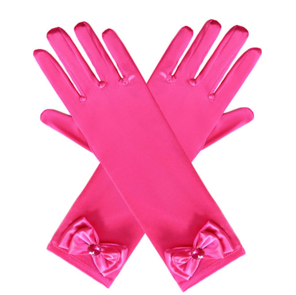 **Princess Aurora Costume Set for Girls - Gloves, Tiara, Necklace, Wand, Earrings, Bracelet & Ring - Halloween & Christmas Dress Up, Cosplay, Birthday Party Gifts**