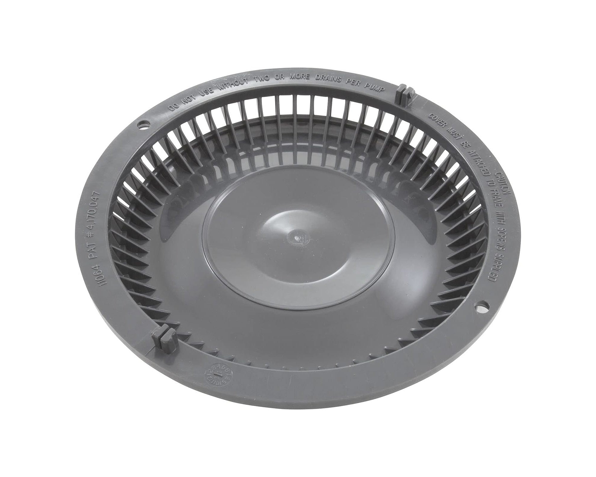 Afras Anti Vortex ABS Drain Cover 7.375 Inch - Heavy Duty Bathroom & Shower Drain Grate for Home & Commercial Use