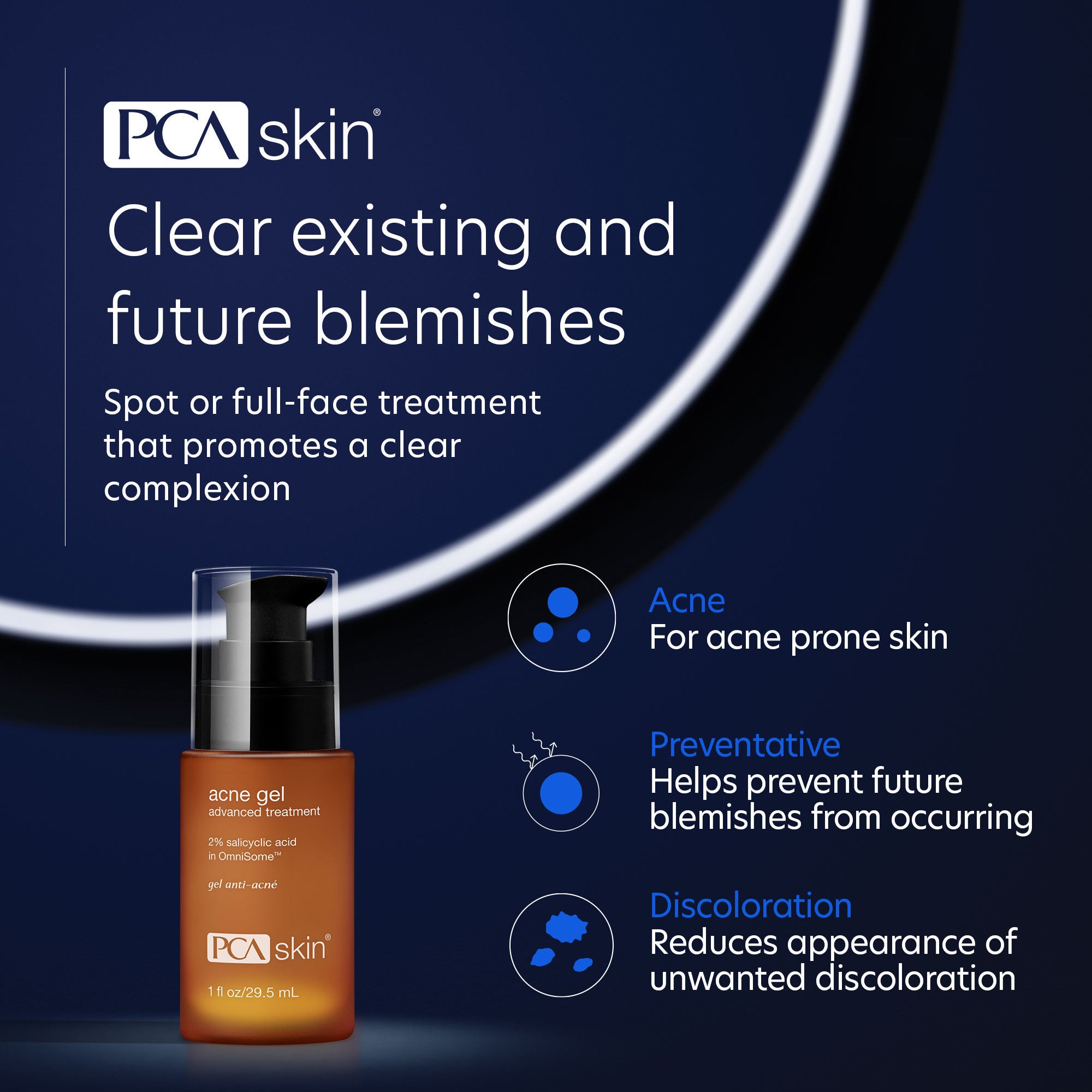 Best Acne Treatment Gel with OmniSome Technology - Clear Skin Fast for Teens & Adults | Perfect for Daily Skincare Routine & Breakout Control