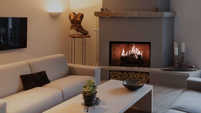 Majestic Royalton 36-Inch Wood Burning Fireplace - Classic Radiant Heater for Living Room & Patio | Rustic Home Decor | Efficient Indoor/Outdoor Heating Solution
