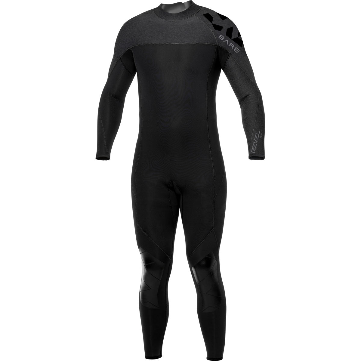 Bare Revel Full 3/2mm Wetsuit - Premium Neoprene Diving & Surfing Suit for Men & Women - Perfect for Scuba Diving, Snorkeling, and Water Sports