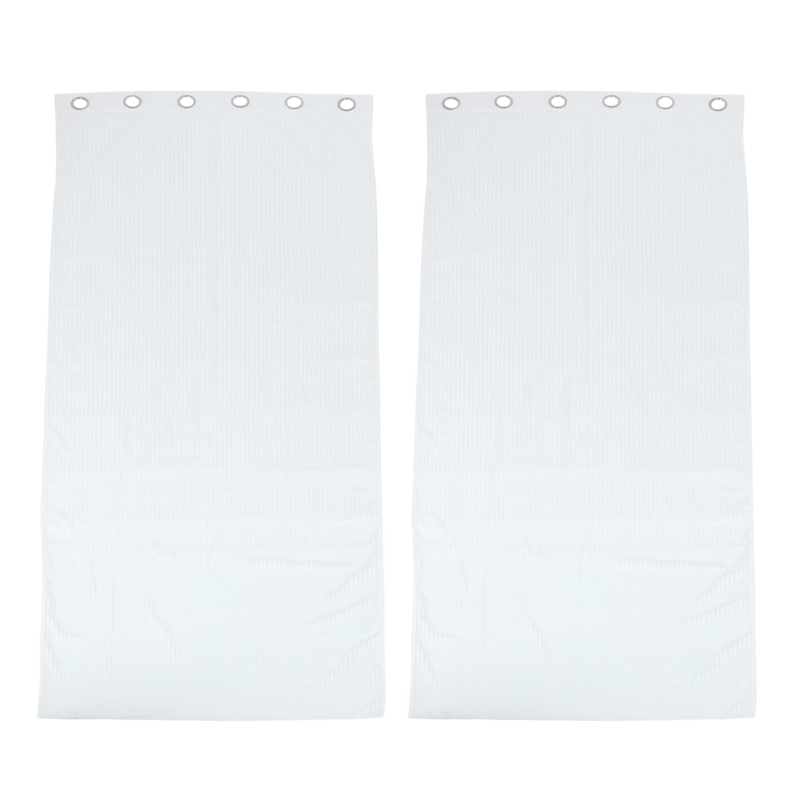 FOMIYES 2-Pack Sheer Voile Curtains for Balcony & Kitchen - 84 Inch Long Lightweight Window Drapes, Decorative Tulle Panels for Living Room, Bedroom & Home Decor