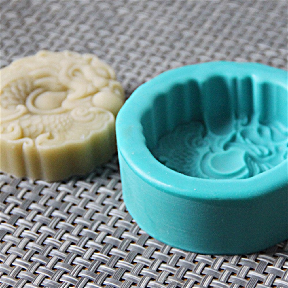 Premium Dragon Silicone Soap Molds for DIY Handmade Soap, Candles & Resin Crafts - Heat-Resistant, Reusable & Flexible Soap Making Molds for Bath, Spa & Home Decor (Set of 8)