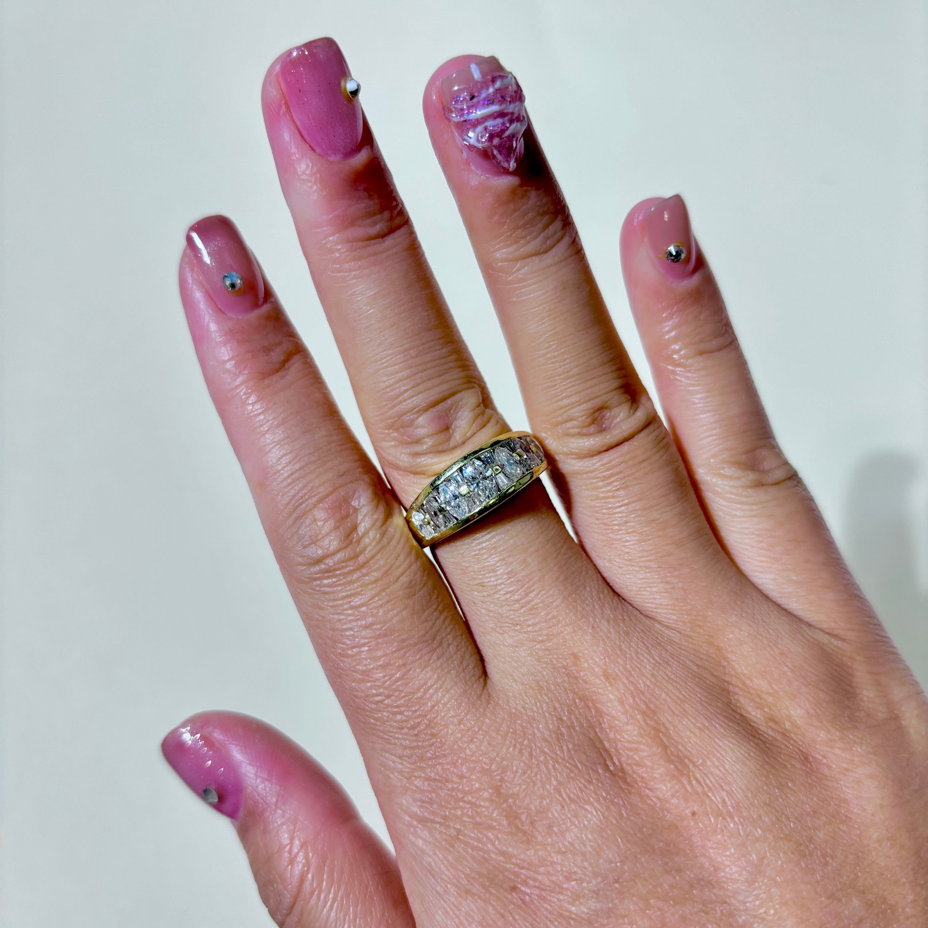 18K Yellow Gold Diamond Ring - 2.00 Carat Total Weight (CTW) | Size 9 | Elegant Engagement & Wedding Band for Women | Perfect for Proposals, Anniversaries & Special Occasions