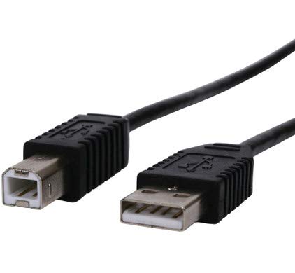 10ft USB 2.0 Printer Cable - USB A Male to B Male Scanner Cord for Canon, HP, Lexmark, Dell, Xerox, Samsung Printers - High-Speed Data Transfer for Office & Home Use
