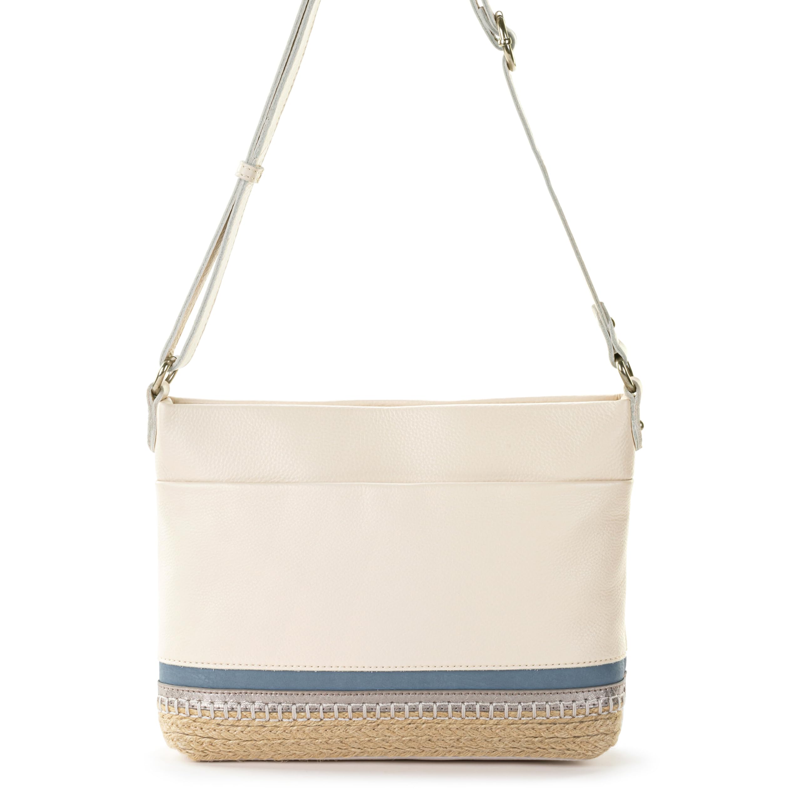 The Sak Melrose Leather Crossbody Purse for Women - Premium Genuine Leather Handbag with Zipper Closure & Adjustable Strap - Stylish Everyday & Travel Shoulder Bag - Perfect for Work, Shopping, and Date Nights