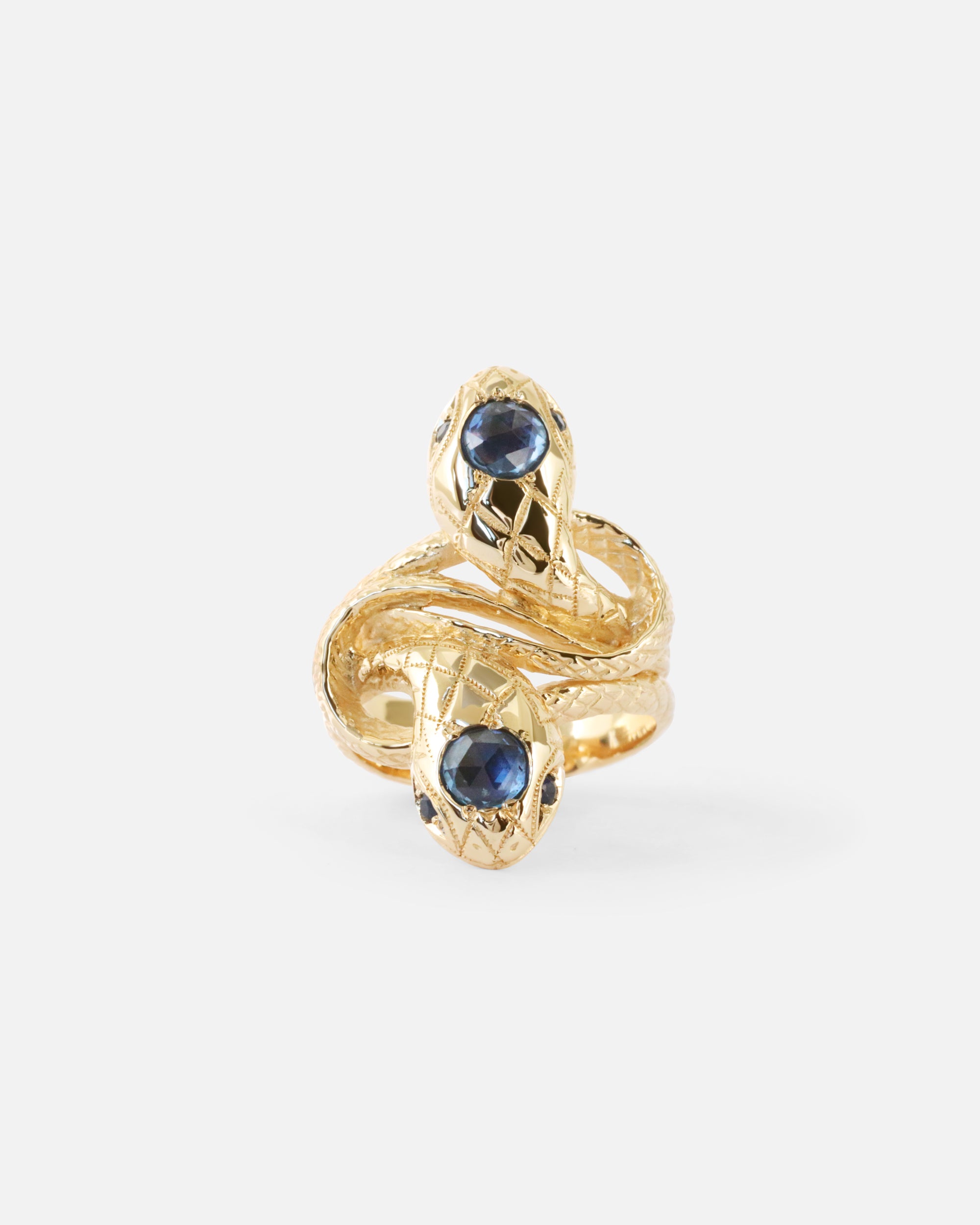 Ornata Ophidia Rose Gold Duo Ring - Elegant Stackable Rings for Women, Dainty Rose Gold Jewelry Gift for Her, Perfect for Anniversary, Valentine's Day & Everyday Wear