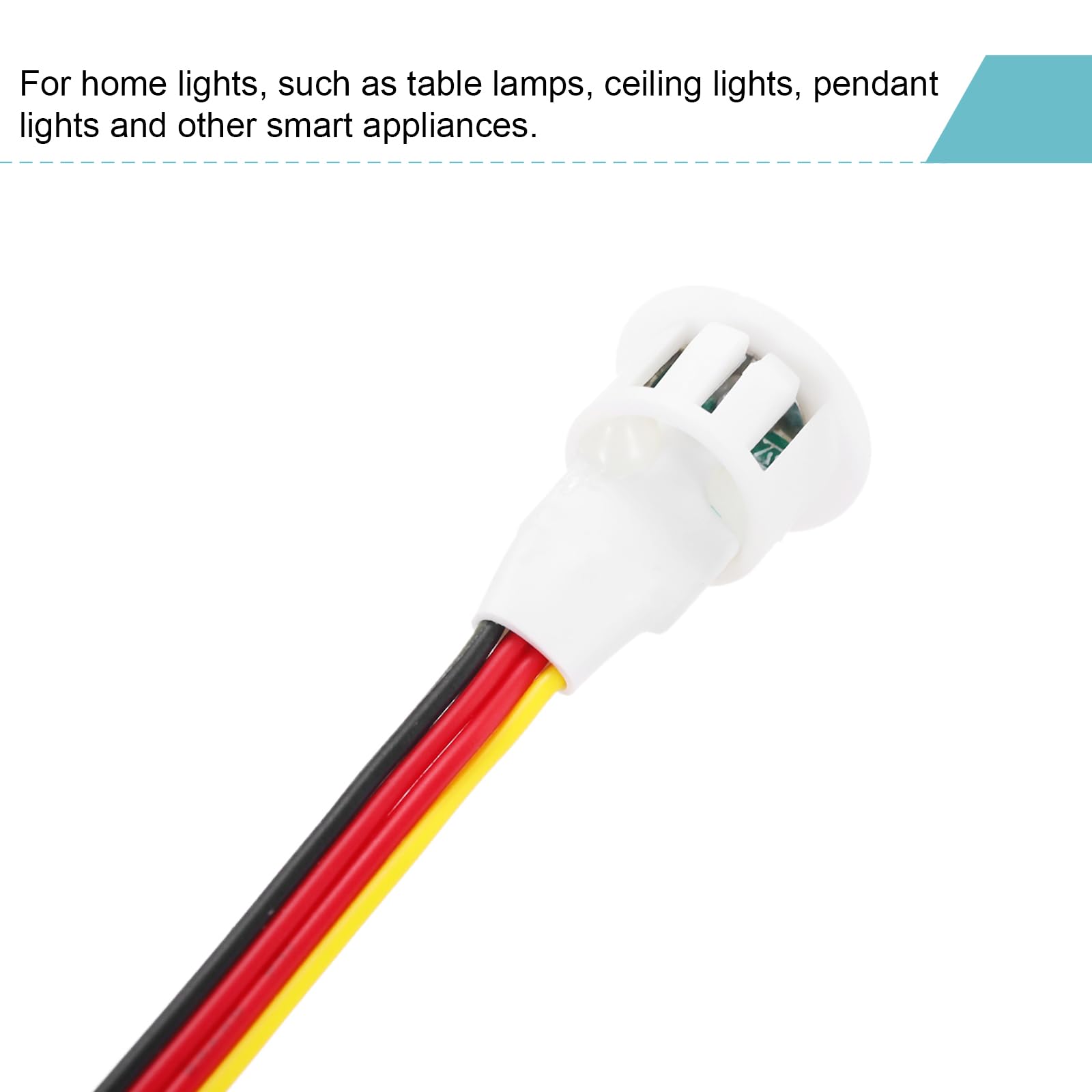 12V DC Touch Dimmer Switch - 13mm Snap-in Mount White LED Light Strip Dimmer for Home, Kitchen, Bedroom & Office Lighting Control