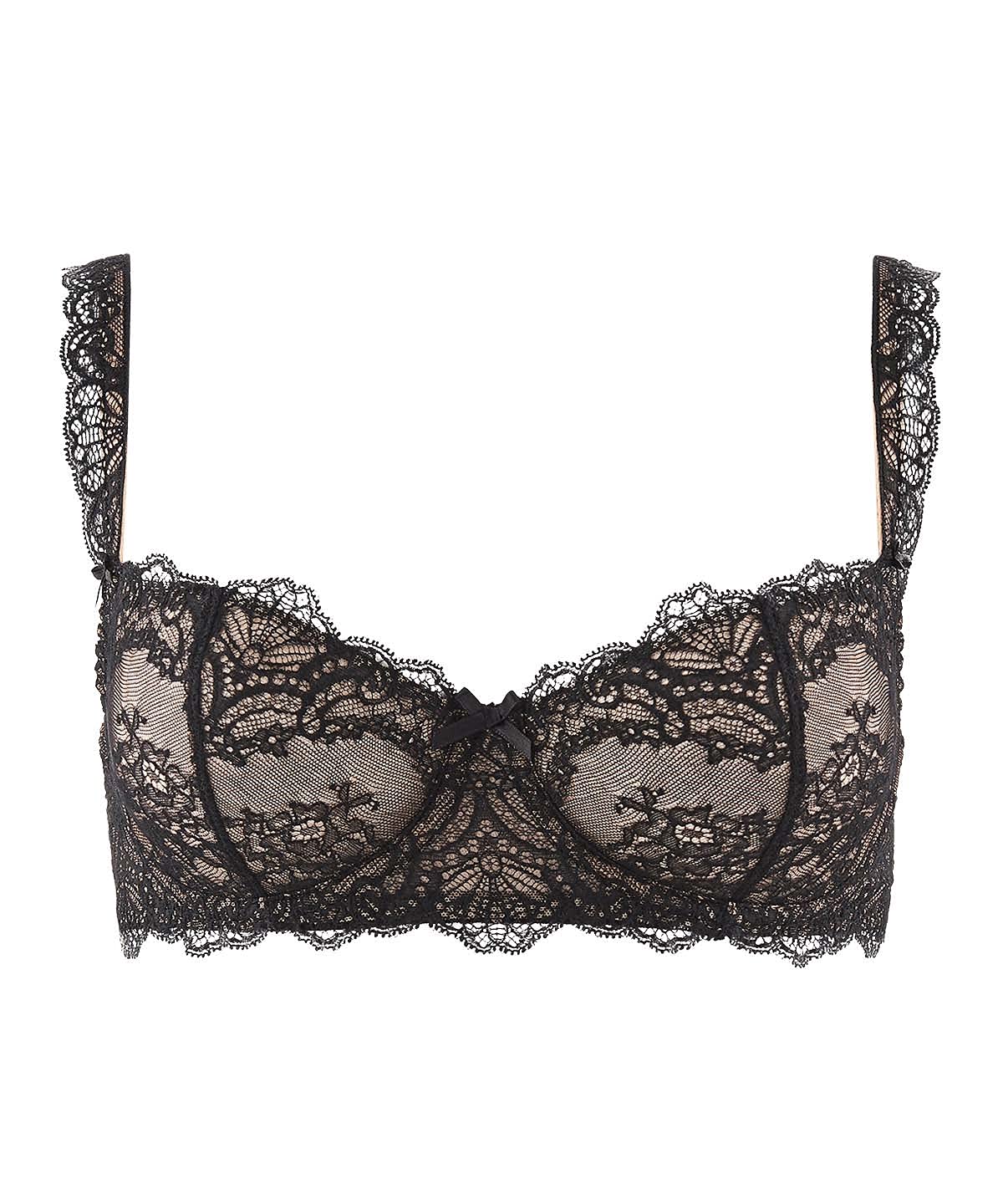 Aubade Women's Danse Des Sens Half Cup Bra - Sexy Lace Underwire Push Up Bra for Date Night & Special Occasions
