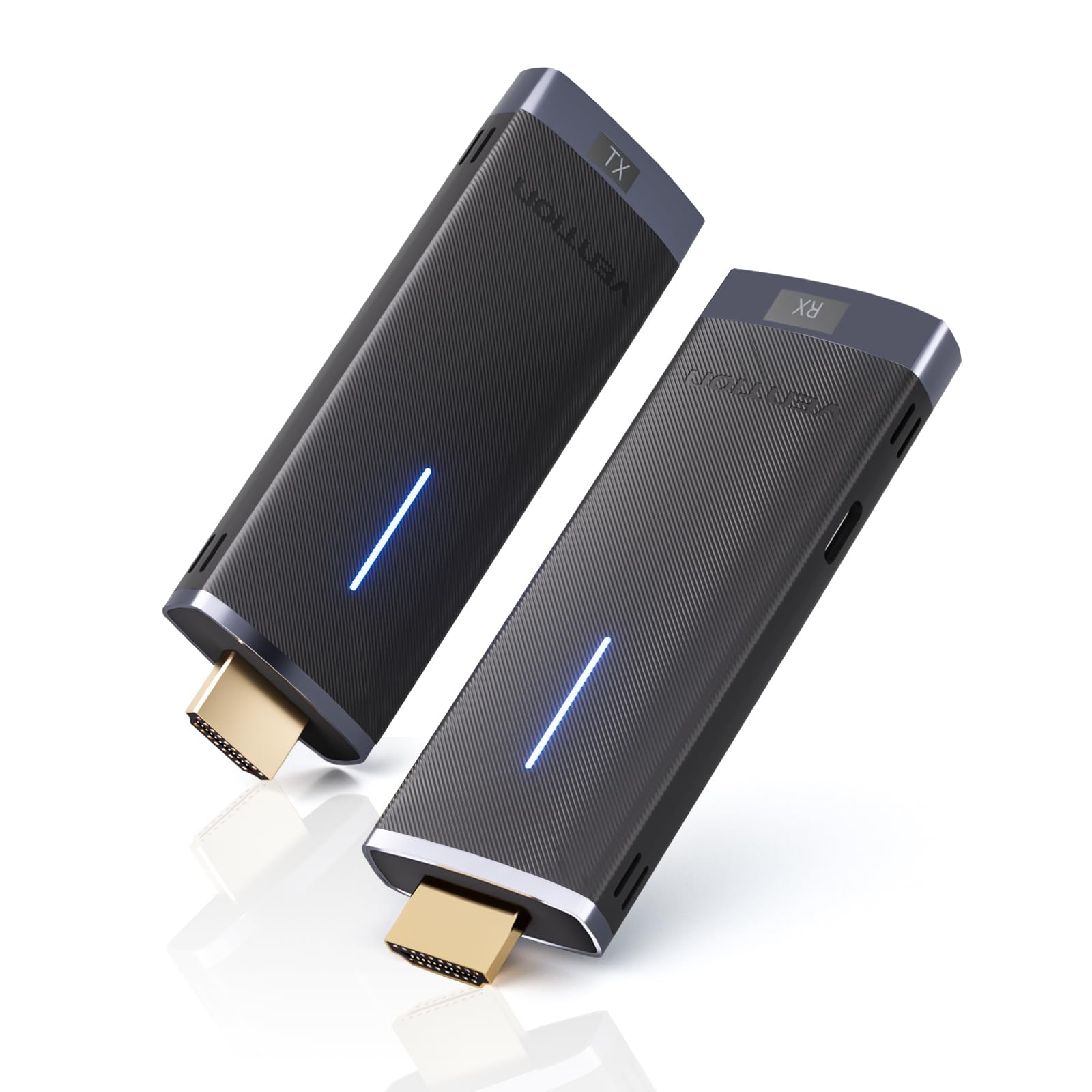 VENTION Wireless HDMI Transmitter and Receiver Kit - 1080P@60Hz, 131FT/40M Range, Dual-Band 2.4G/5G - Stream Videos from Laptop/PC to Monitor/Projector/HDTV | Perfect for Home Theater, Office Presentations & Gaming Setups