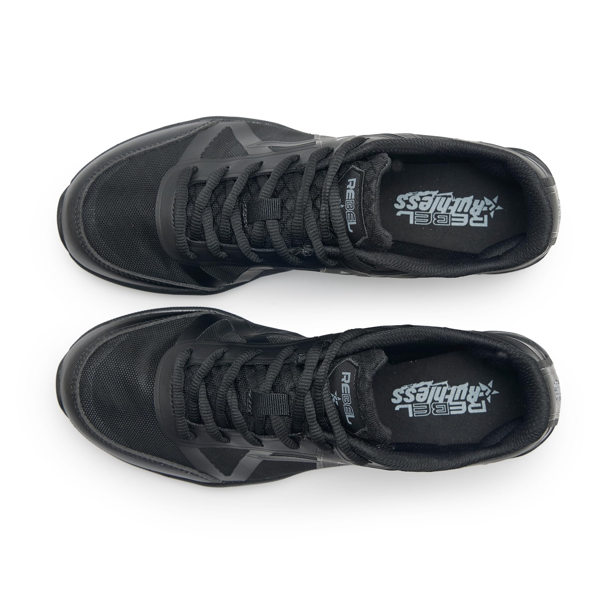 Rebel Athletic Ruthless Blackout Cheerleading Shoes - Lightweight Performance Cheer Shoes for Competition & Practice - Perfect for Cheerleaders, Dancers & Gymnasts