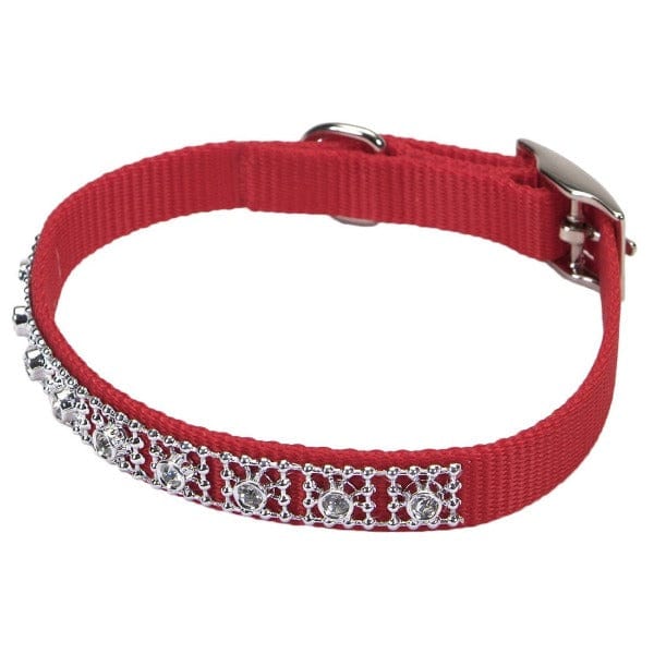 Elegant Coastal Jewelled Dog Collar - Sparkling Gemstone Pet Collar for Small & Medium Dogs - Perfect for Beach Walks & Outdoor Adventures