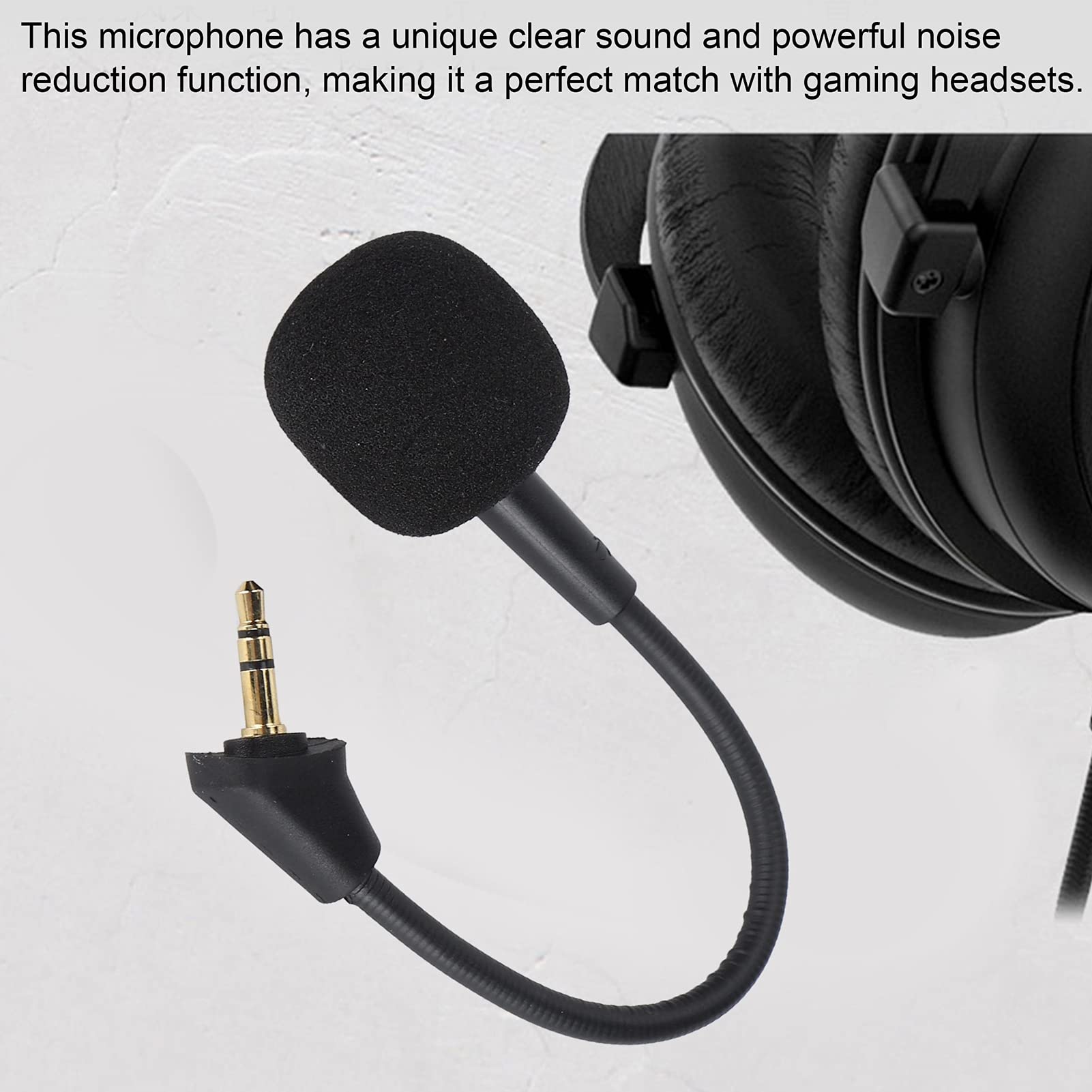 Kingston HyperX Cloud 2 Replacement Noise Cancelling Microphone for Alpha Headset - Black | Gaming, Streaming & Online Meetings