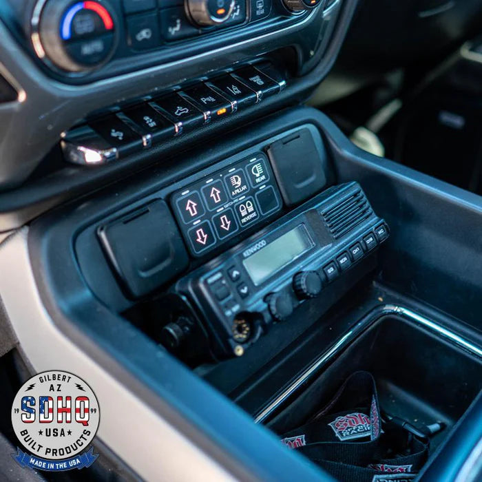 SDHQ Built Switch Pros SP 9100 Keypad Mount for 2014-2018 Chevy/GMC 1500 | Off-Road Accessory | Perfect for Truck Customization & Adventure Vehicles