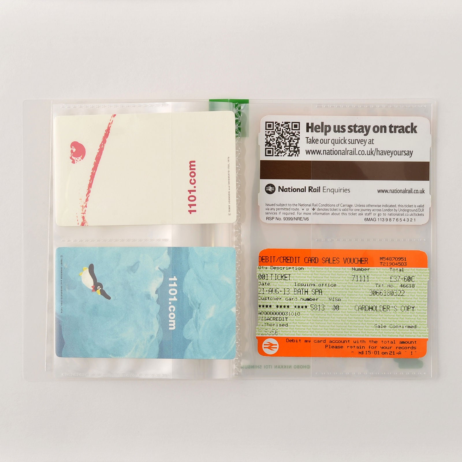 Hobonichi Card Case - Premium Leather Wallet for Credit Cards & Cash | Perfect for Everyday Use, Travel, and Organizing Essentials