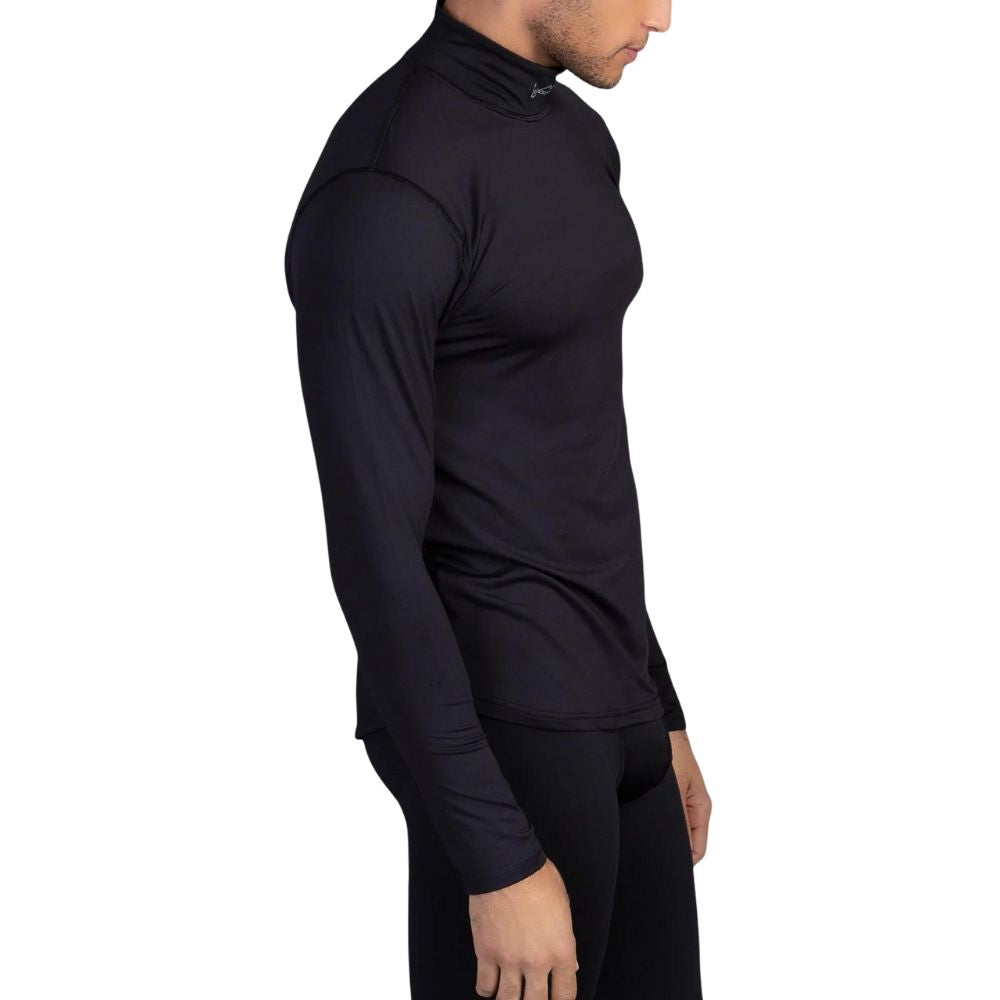 Watsons Men's Thermal Base Layer Long Sleeve Shirt - Moisture Wicking & Odor Control for Cold Weather, Running, Hiking & Outdoor Activities