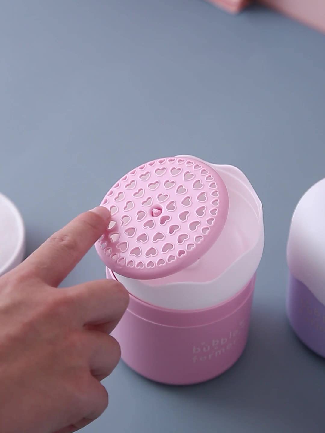 1pc Pink Facial Cleanser Foam Cup - Electric Bubble Maker for Deep Skin Cleansing & Care | Perfect for Daily Skincare Routine & Spa Treatments at Home