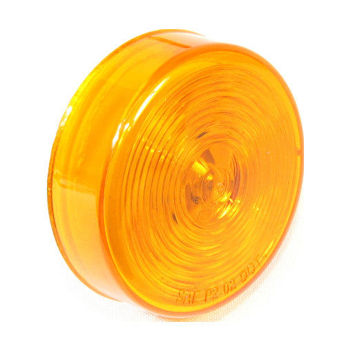 Fortpro 2.5 Inch Round Clearance Marker Light - Sealed Incandescent Bulb for Trucks, Trailers & Heavy Equipment Safety Lighting