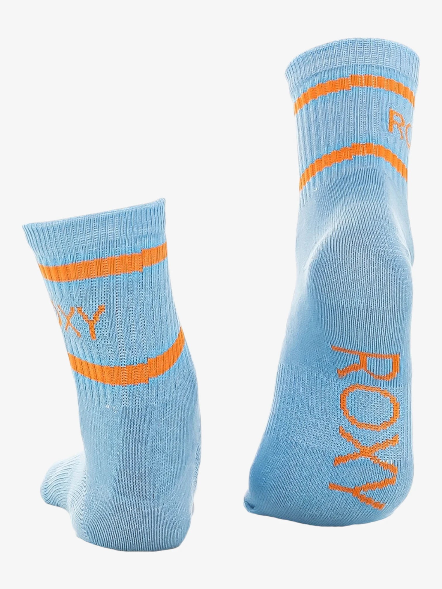 Roxy 2-Pack Shorty Crew Socks in Celeste Pink - Comfortable & Stylish for Everyday Wear, Sports, and Casual Outfits