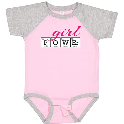 Inktastic Girl Power Baby Bodysuit - Cute & Comfortable Infant Onesie for Girls | Perfect for Playdates, Daycare & Family Photos