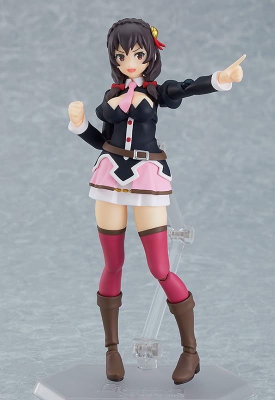 Max Factory Megumin KonoSuba: Legend of Crimson Yunyun Figma Action Figure - Anime Collectible for Fans & Gift Idea - Display for Home, Office, or Gaming Room Decor